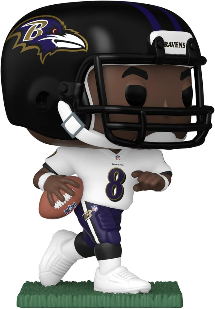 NFL Baltimore Ravens Lamar Jackson (Away Jersey) Funko Pop! Vinyl Figure #175 with Funko Protector (Online Order Only)