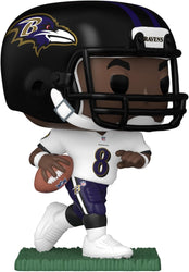 NFL Baltimore Ravens Lamar Jackson (Away Jersey) Funko Pop! Vinyl Figure #175 with Funko Protector (Online Order Only)