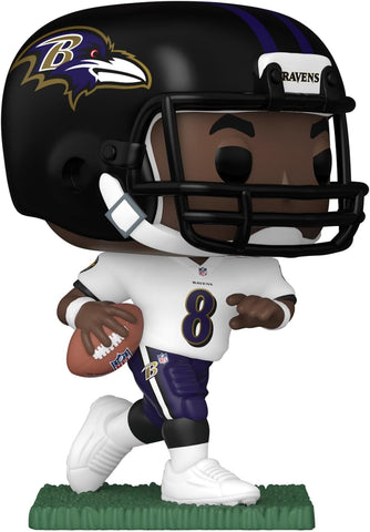 NFL Baltimore Ravens Lamar Jackson (Away Jersey) Funko Pop! Vinyl Figure #175 with Funko Protector (Online Order Only)
