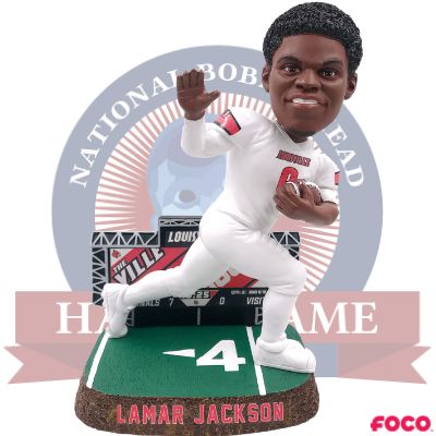 Lamar Jackson Louisville Cardinals Heisman Pose Bobblehead (ONLINE ORDER ONLY)