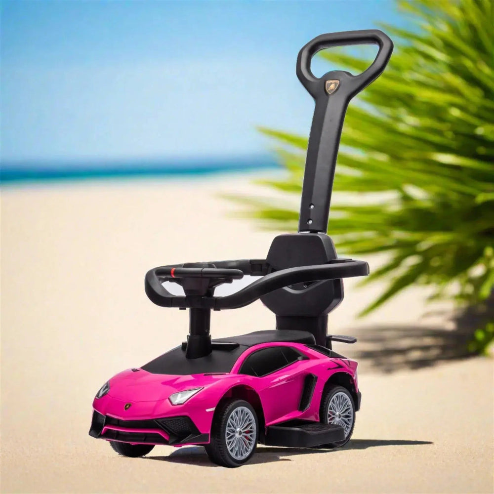 Lamborghini 3-in-1 Kids Push Ride On Toy Car (ONLINE ORDER ONLY)