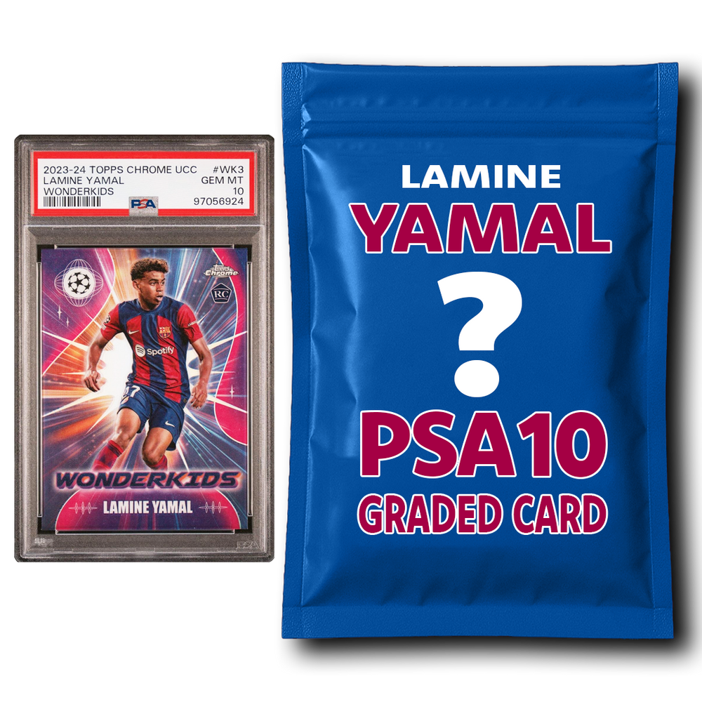 Lamine Yamal PSA 10 Graded Card Mystery Pack (ONLINE ORDER ONLY)