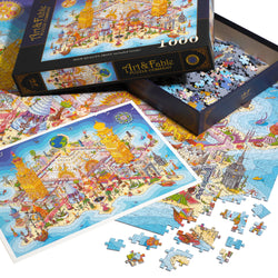 Land of Rutopia 1000 Piece Premium Jigsaw Puzzle Art & Fable