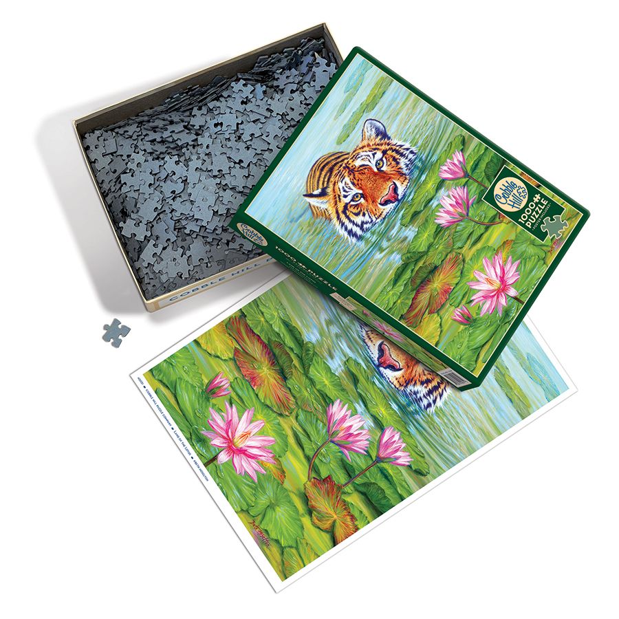 Land of the Lotus 1000 Piece Jigsaw Puzzle Cobble Hill (ONLINE ORDER ONLY)