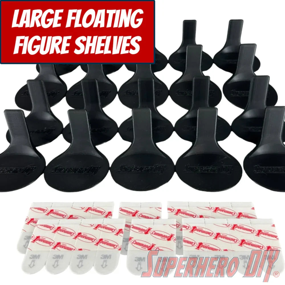 Large Floating Figure Shelves for Funko Pops Action Figures or other collectibles (ONLINE ORDER ONLY)