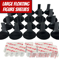 Large Floating Figure Shelves for Funko Pops Action Figures or other collectibles (ONLINE ORDER ONLY)