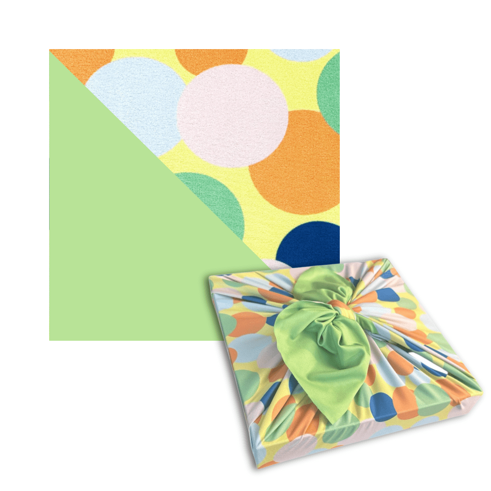 Large Reusable Cloth Furoshiki Gift Wrap | Polka Dots (ONLINE ORDER ONLY)