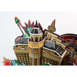 Las Vegas Cityscape 64 Piece 3D Puzzle and Coin Bank (ONLINE ORDER ONLY)