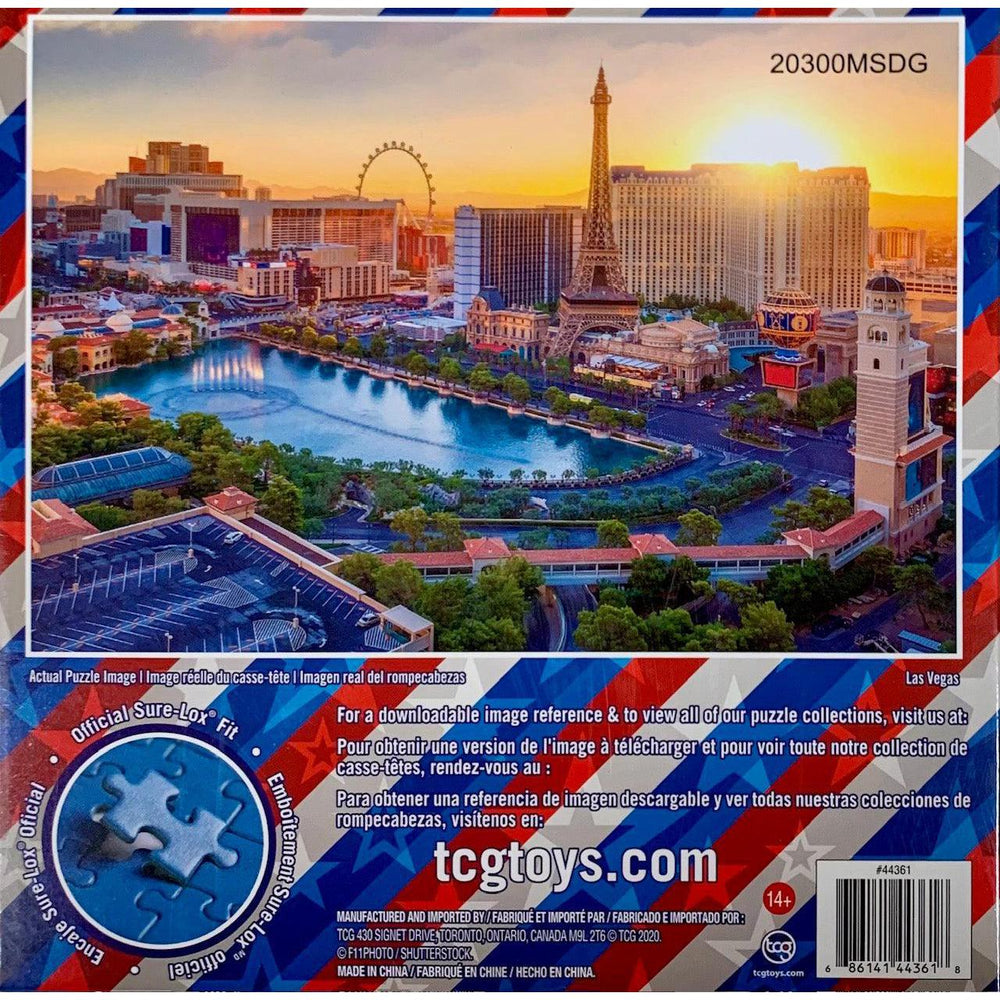 Las Vegas Coast to Coast 500 Piece Jigsaw Puzzle Sure Lox (ONLINE ORDER ONLY)