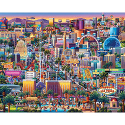 Las Vegas Strip 1000 Piece Jigsaw Puzzle Boardwalk (ONLINE ORDER ONLY)