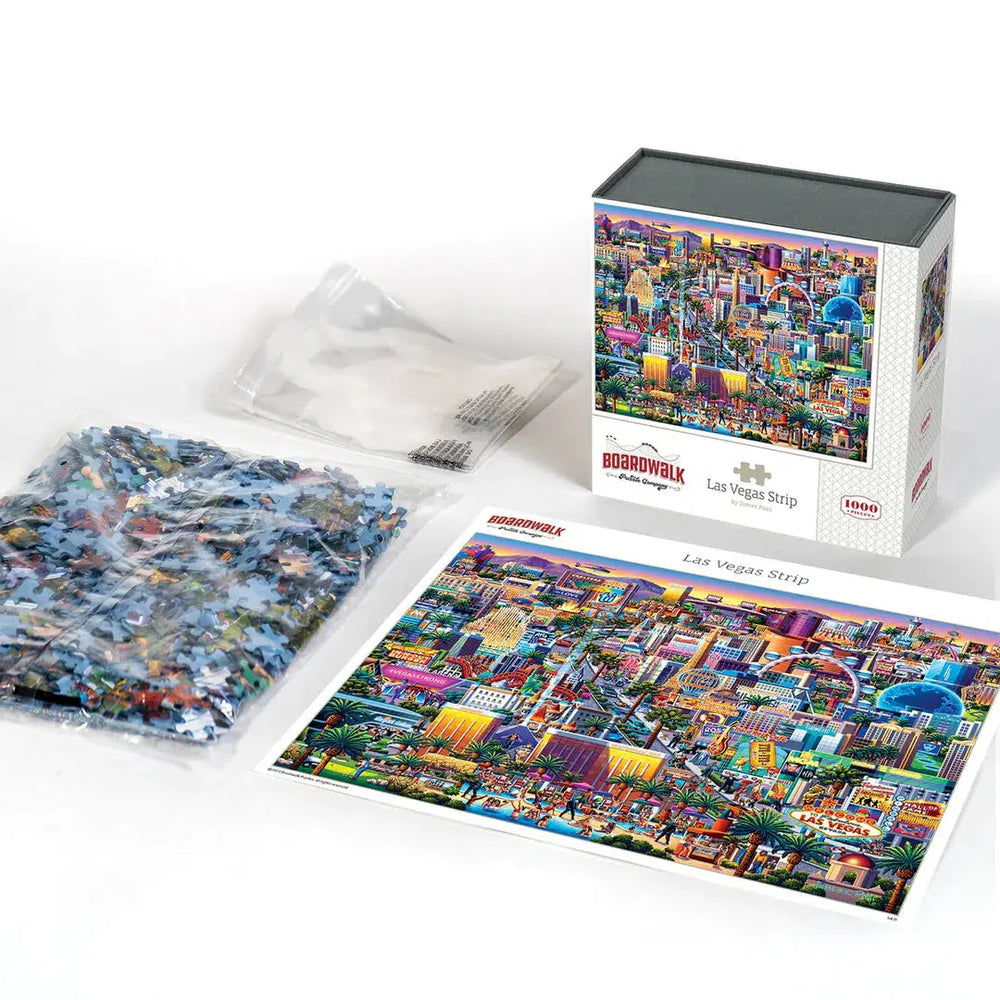 Las Vegas Strip 1000 Piece Jigsaw Puzzle Boardwalk (ONLINE ORDER ONLY)