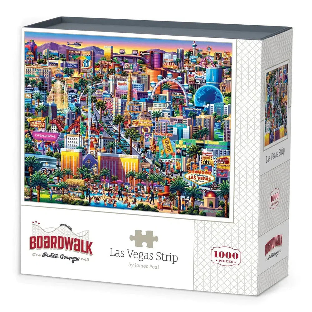 Las Vegas Strip 1000 Piece Jigsaw Puzzle Boardwalk (ONLINE ORDER ONLY)