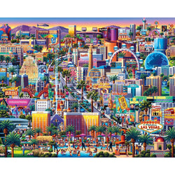 Las Vegas Strip 500 Piece Jigsaw Puzzle Boardwalk (ONLINE ORDER ONLY)