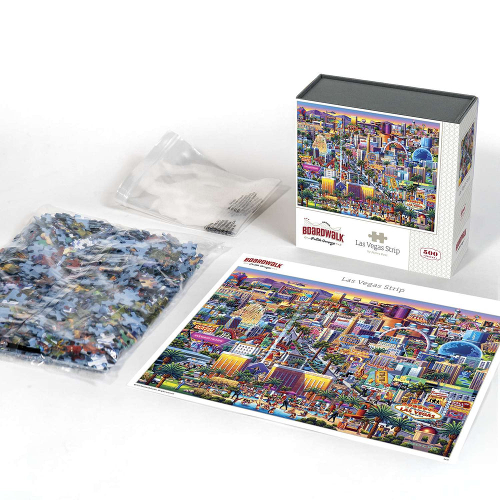 Las Vegas Strip 500 Piece Jigsaw Puzzle Boardwalk (ONLINE ORDER ONLY)