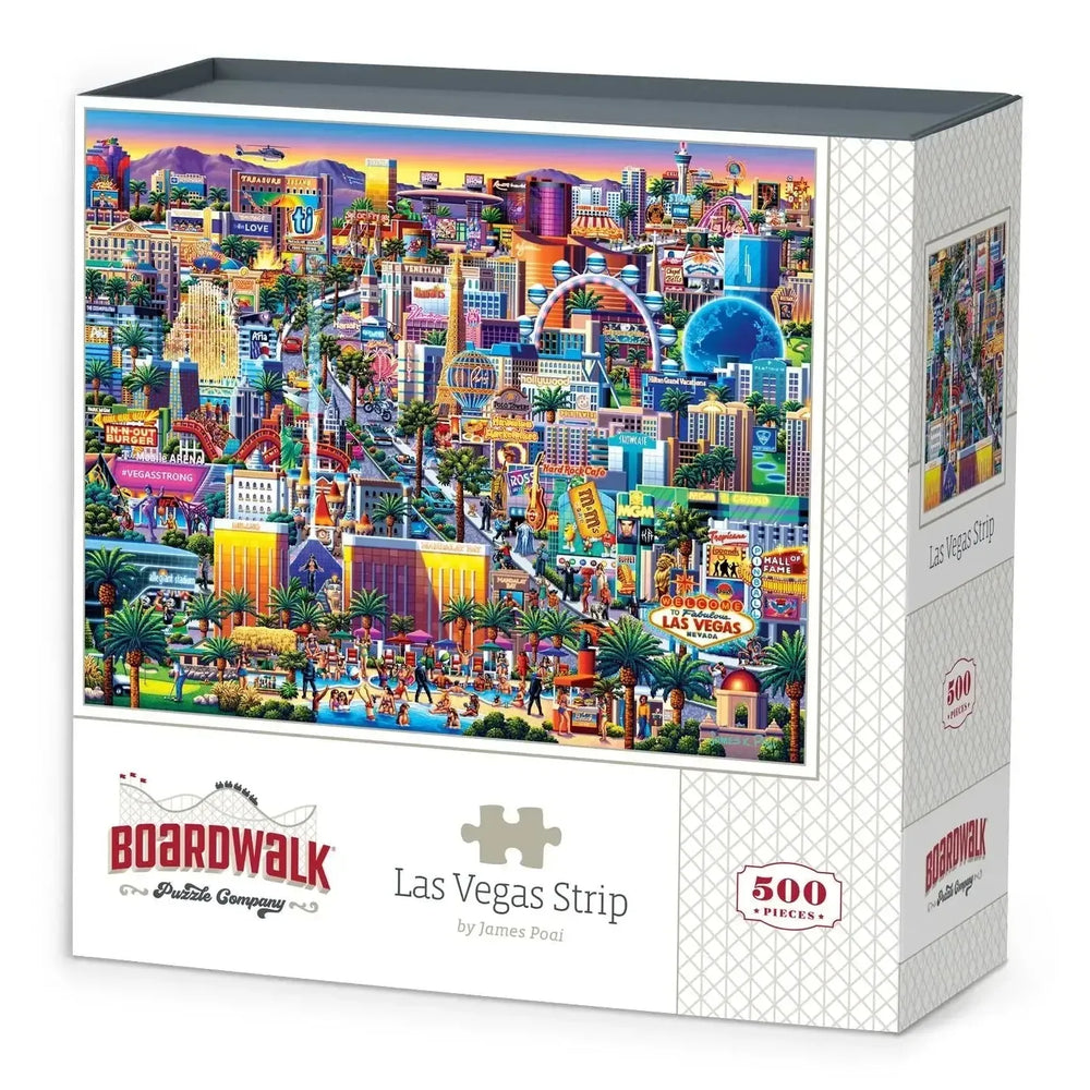 Las Vegas Strip 500 Piece Jigsaw Puzzle Boardwalk (ONLINE ORDER ONLY)