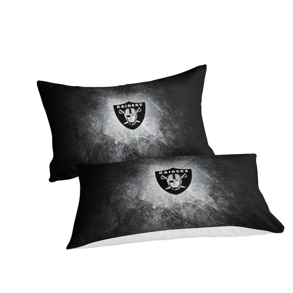 Las Vegas Raiders Bedding Set Duvet Cover Without Filler (Online Order Only)