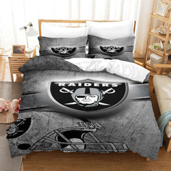 Las Vegas Raiders Bedding Set Duvet Cover Without Filler (Online Order Only)