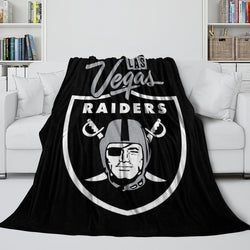 Las Vegas Raiders Blanket Flannel Fleece Throw Room Decoration (Online Order Only)