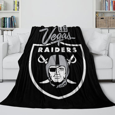Las Vegas Raiders Blanket Flannel Fleece Throw Room Decoration (Online Order Only)