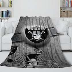 Las Vegas Raiders Blanket Flannel Fleece Throw Room Decoration (Online Order Only)