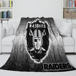 Las Vegas Raiders Blanket Flannel Fleece Throw Room Decoration (Online Order Only)