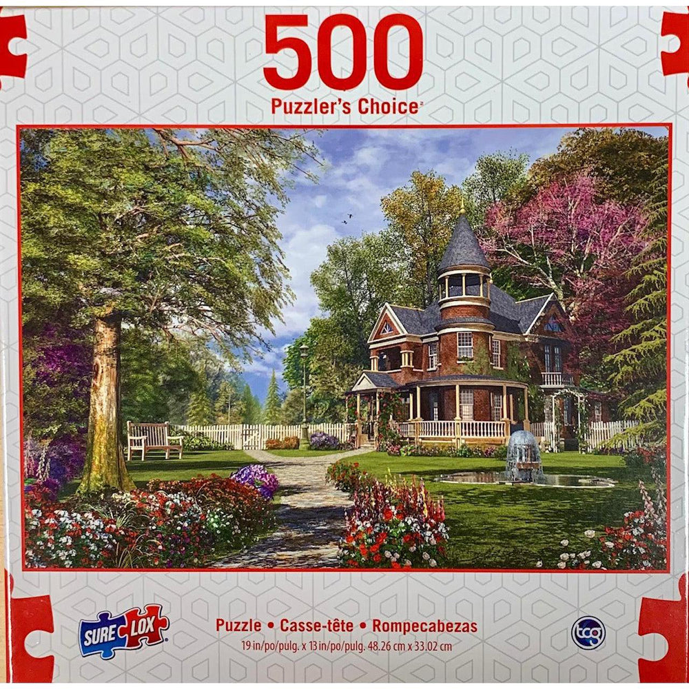 Late Summer Garden Puzzler's Choice 500 Piece Jigsaw Puzzle Sure Lox (ONLINE ORDER ONLY)
