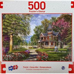 Late Summer Garden Puzzler's Choice 500 Piece Jigsaw Puzzle Sure Lox (ONLINE ORDER ONLY)