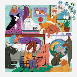 Laundry Dogs 500 Piece Jigsaw Puzzle Galison (ONLINE ORDER ONLY)