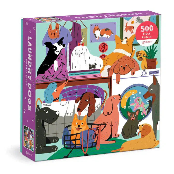 Laundry Dogs 500 Piece Jigsaw Puzzle Galison (ONLINE ORDER ONLY)