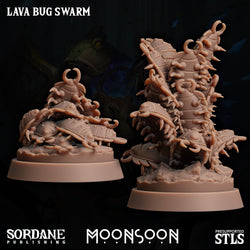 3D Printed Sordane Publishing Lava Bug Swarm Moonsoon 28 32mm D&D (Online Only)