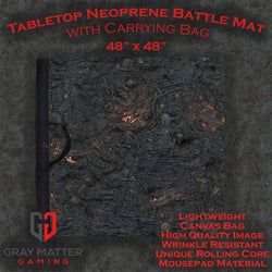 Lava Flows - Neoprene Battle Mat with Bag