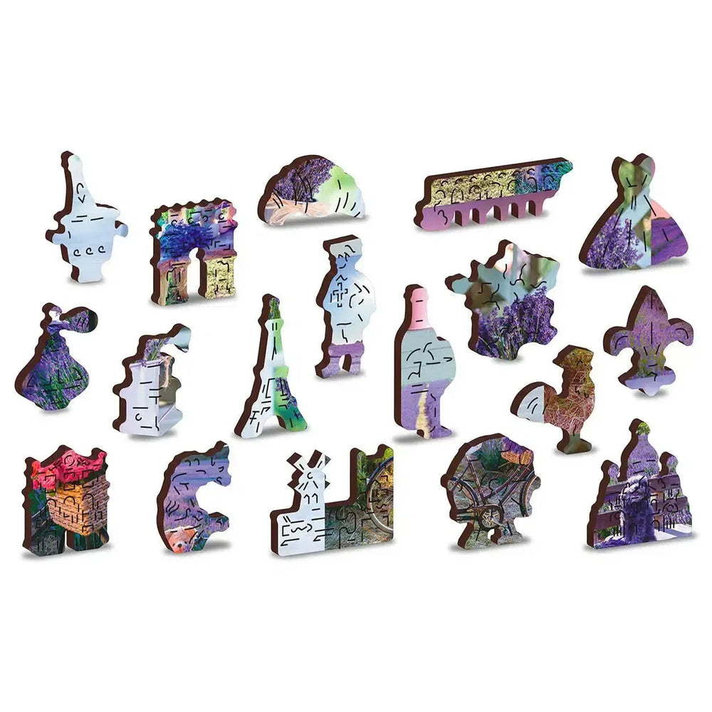 Lavender France 150 Piece Wood Jigsaw Puzzle Wooden City (ONLINE ORDER ONLY)