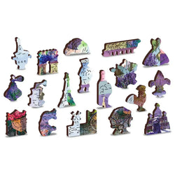Lavender France 150 Piece Wood Jigsaw Puzzle Wooden City (ONLINE ORDER ONLY)