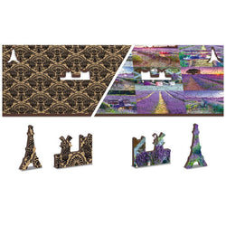 Lavender France 300 Piece Wood Jigsaw Puzzle Wooden City (ONLINE ORDER ONLY)