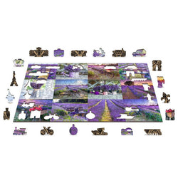 Lavender France 300 Piece Wood Jigsaw Puzzle Wooden City (ONLINE ORDER ONLY)
