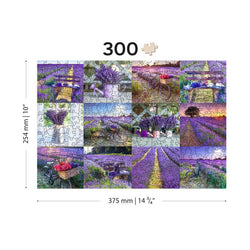 Lavender France 300 Piece Wood Jigsaw Puzzle Wooden City (ONLINE ORDER ONLY)