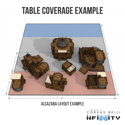 Alcazaba Hanging Gardens — Bare MDF