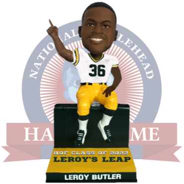 LeRoy Butler LeRoy's Leap Bobblehead - Upgrade to signed (ONLINE ORDER ONLY)