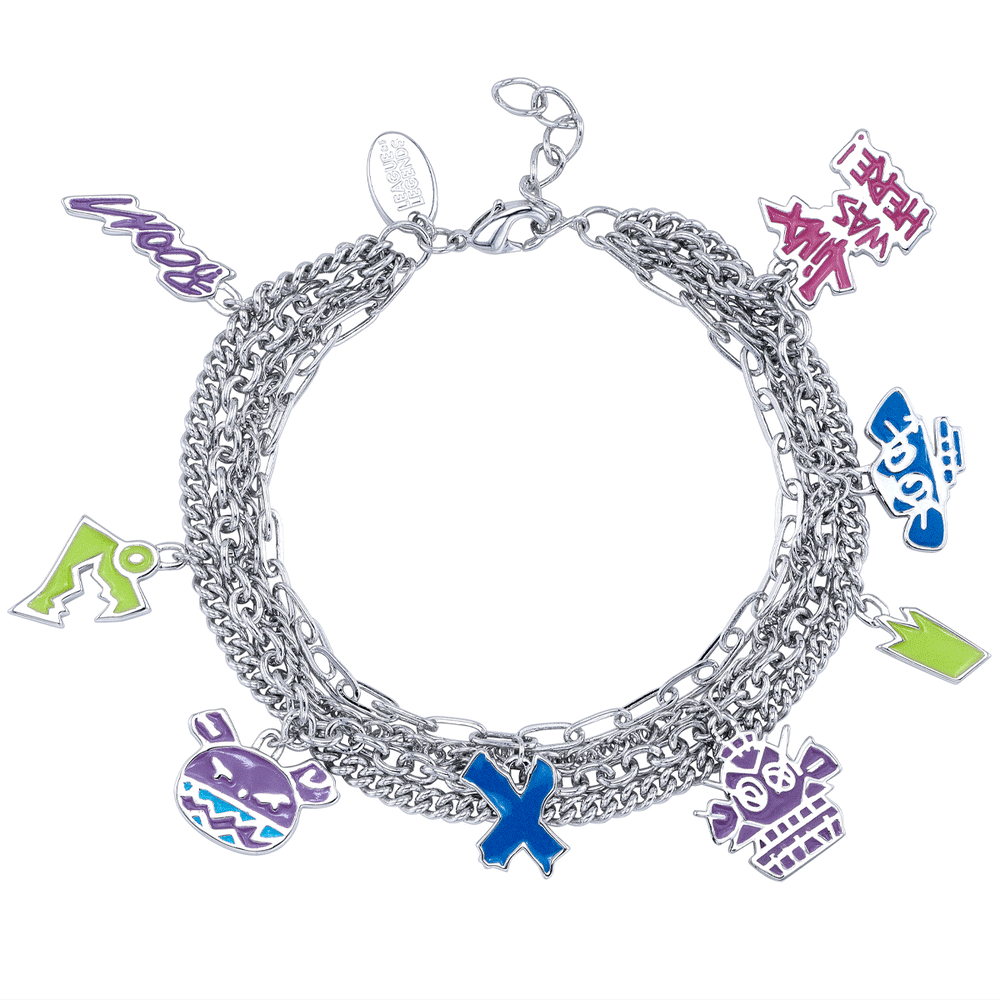 League of Legends X RockLove ARCANE Jinx Graffiti Charm Bracelet (ONLINE ORDER ONLY)