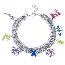 League of Legends X RockLove ARCANE Jinx Graffiti Charm Bracelet (ONLINE ORDER ONLY)