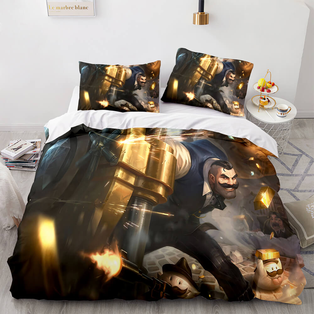 League of Legends Cosplay Bedding Sets Quilt Covers Without Filler (Online Order Only)