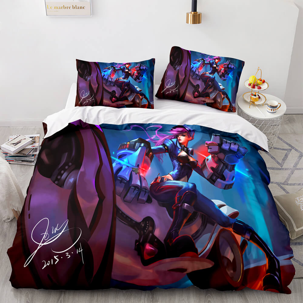 League of Legends Cosplay Bedding Sets Quilt Covers Without Filler (Online Order Only)