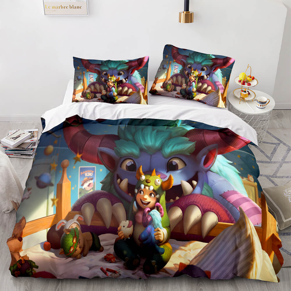 League of Legends Cosplay Bedding Sets Quilt Covers Without Filler (Online Order Only)