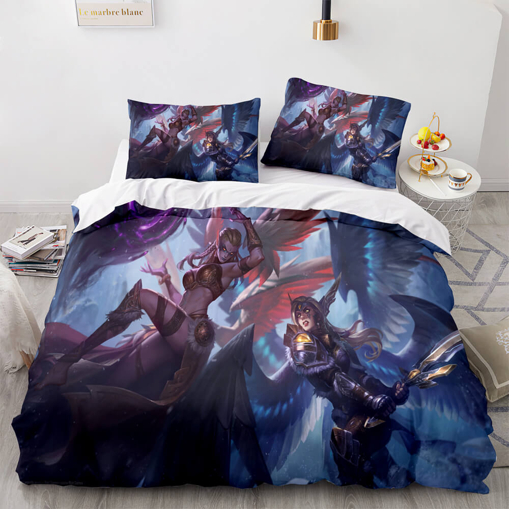 League of Legends Game Bedding Sets Quilt Covers Without Filler (Online Order Only)