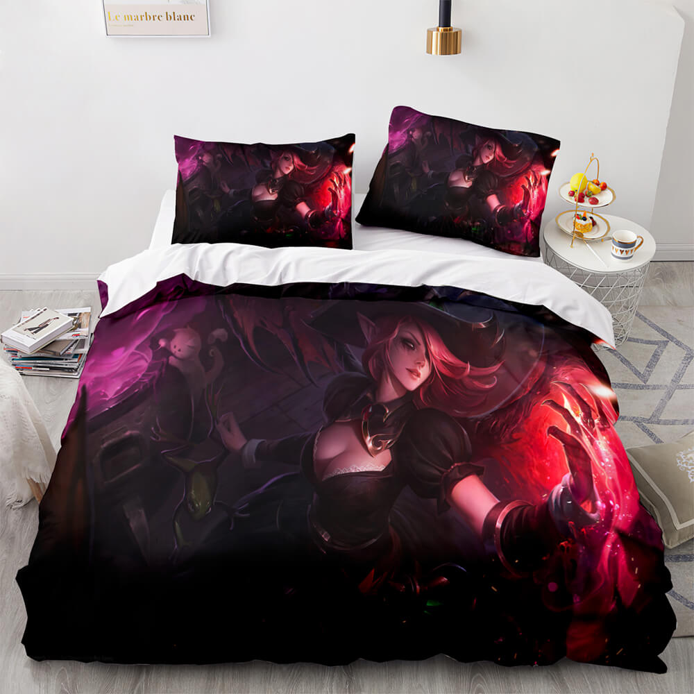 League of Legends Game Bedding Sets Quilt Covers Without Filler (Online Order Only)