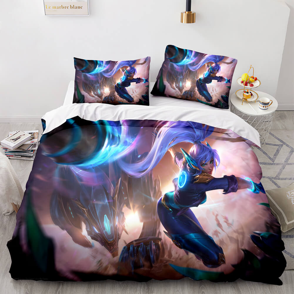 League of Legends Game Bedding Sets Quilt Covers Without Filler (Online Order Only)