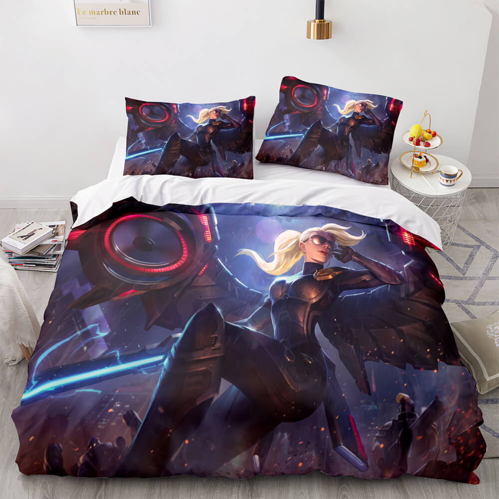 League of Legends Game Bedding Sets Quilt Covers Without Filler (Online Order Only)
