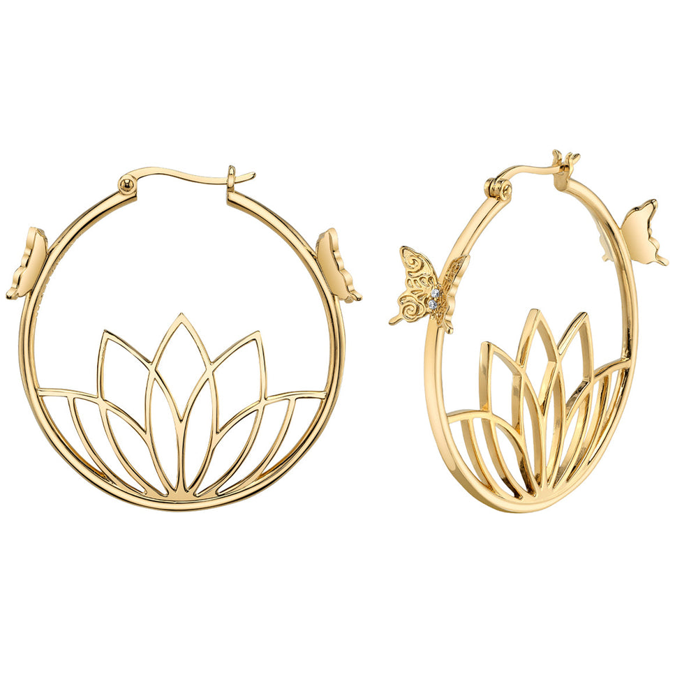 League of Legends X RockLove SPIRIT BLOSSOM Syndra Hoop Earrings (ONLINE ORDER ONLY)