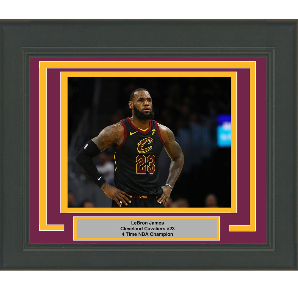 Framed LeBron James Cleveland Cavaliers 8x10 Basketball Photo (ONLINE ORDER ONLY)