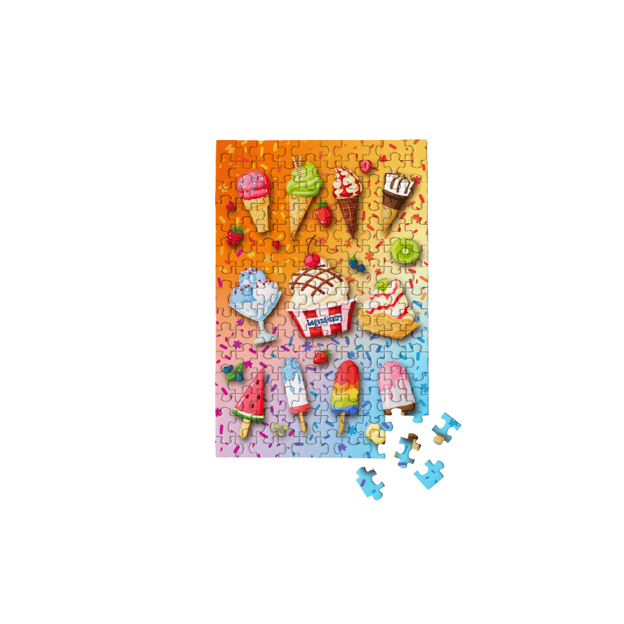 Legend Diary Ice Cream Treats 150 Piece Mini Jigsaw Puzzle Micro Puzzles (ONLINE ORDER ONLY)